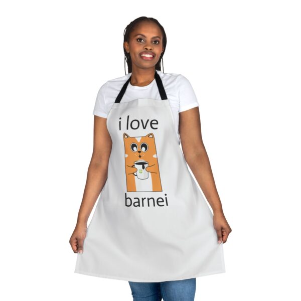 i love barnei Funny Cat Apron with 5-Color Straps - Ideal Gift for Pet Lovers & Chefs - Image 3