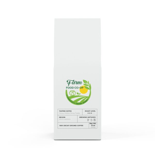 Farm Food CoOP Trapper Peak Decaf Coffee Blend (Medium Roast) - Image 2