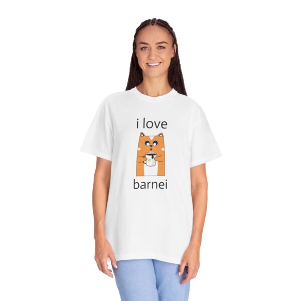 I Love Barnei Unisex Garment-Dyed T-Shirt - Fun & Casual Wear - Image 4