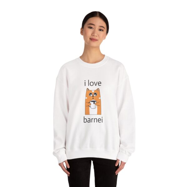 I Love Barnei Unisex Heavy Blend™ Crewneck Sweatshirt - Image 3