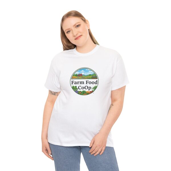 Farm Food Coop Unisex Heavy Cotton Tee - Casual Wear, Farm Apparel, Organic Products, Eco-Friendly Fashion, Gift for Foodies - Image 3