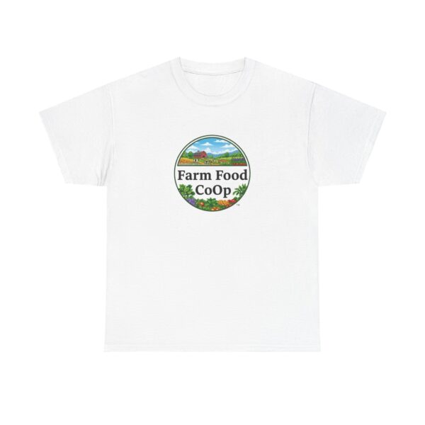Farm Food Coop Unisex Heavy Cotton Tee - Casual Wear, Farm Apparel, Organic Products, Eco-Friendly Fashion, Gift for Foodies